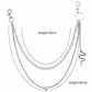 ins rock leaf trend chain hip-hop punk metal ring pants chain waist chain trendy jeans accessories trendy