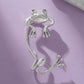 Fashion Metal Frog Holeless Ear Clip Ethnic Creative Retro Animal Ear Hanging Do Old Earrings Female