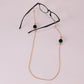 Jewelry fashion simple fur ball mask rope crystal stone anti-lost metal chain glasses chain