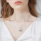 Jewelry Owl Heart Pendant Necklace Female Niche Design Sense Summer Cartoon Pattern Jewelry
