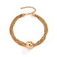 Jewelry exaggerated large cylinder pendant clavicle necklace hip-hop trend metal multi-layer chain necklace