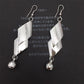 Exaggerated Surface Rhombus Bead Earrings Ladies Ear Jewelry Earrings Christmas Gift Style