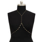 Jewelry Simple Necklace One Chain Sequin Tassel Clothes Chain Feminine Geometric Thin Chain Chest Chain