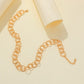 Jewelry simple single-layer circle O-shaped clavicle necklace exaggerated hip-hop short choker necklace female