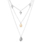 Jewelry Creative Shanghai Style Geometric Necklace Female Simple Coconut Shell Pendant Multilayer Necklace