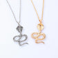 Jewelry Punk Retro Cold Large Snake Pendant Necklace Street Night Fashion Accessories