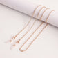Mask hanging chain glasses chain ins metal mask chain simple metal glasses chain