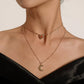 Jewelry Jewelry Sunflower Crescent Pendant Necklace Ladies Temperament Fashion Double Bead Necklace