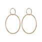 Accessories Fashion Geometric Earrings Night Exaggerated Hoop Earrings