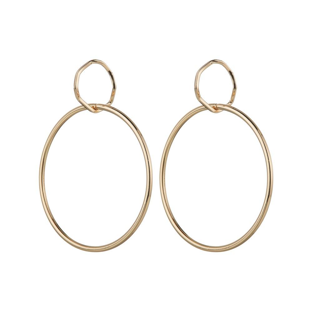 Accessories Fashion Geometric Earrings Night Exaggerated Hoop Earrings