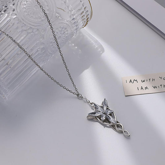 The Lord of the Rings Lord of the Rings Elf Princess Jewelry Evening Star Necklace Evening Star Necklace for Men and Women