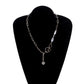 Jewelry Variety Wear Peach Heart Pendant Necklace Female Simple Geometric Ring Leopard Pearl Necklace