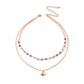 Jewelry multi-layer devil's eye pendant necklace fashion personality trend eye necklace