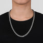 Hip-hop trend men's necklace personality simple fashion jewelry punk simple twist single chain