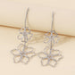 E1892 Jewelry ZA Metal Simple Personality Love Flower Earrings Creative Cold Earrings