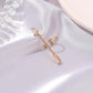 Temperament zircon arrow ear clip simple all-match single non-pierced earrings ins ear bone clip