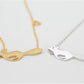 Popular jewelry personalized fashion fox pendant necklace street stall price 1 to 5 yuan