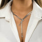 Jewelry Metal Texture CD Necklace Female Retro Trend Snake Bone Chain Geometric Clavicle Necklace