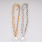 Jewelry Temperament Versatile Single Layer Necklace Simple Baroque Irregular Shaped Pearl Necklace Female