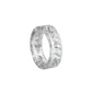 Jewelry Fashion Gold and Silver Foil Ring Resin Epoxy Handmade Ring