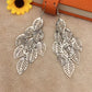 Hollow out leaf string ladies exaggerated long earrings earrings exaggerated earrings Christmas trinkets