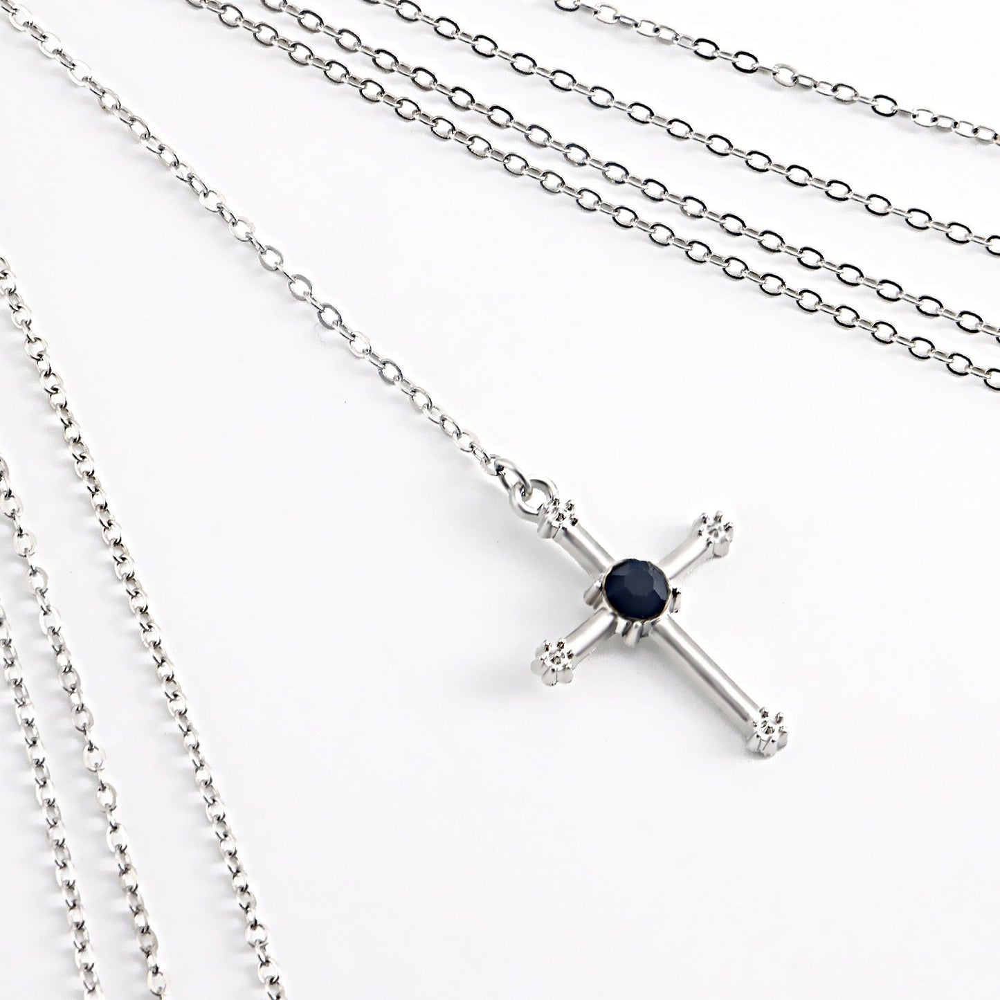 Jewelry ins hot girl hollow butterfly cross pendant leg decoration body chain female