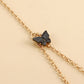 Jewelry Bohemian Black Butterfly Geometric Chain Thigh Accessories Female Elastic Rope Leg Chain