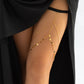 Jewelry Simple Double Layer Sequin Tassel Thigh Chain Feminine Stretch Chain Geometric Body Chain