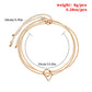 Shangxin Triangular Necklace Round Necklace Ornament Geometric Necklace Necklace Three Sets