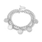 Jewelry geometric u-shaped retro embossed necklace retro exaggerated multi-layer portrait thick chain necklace