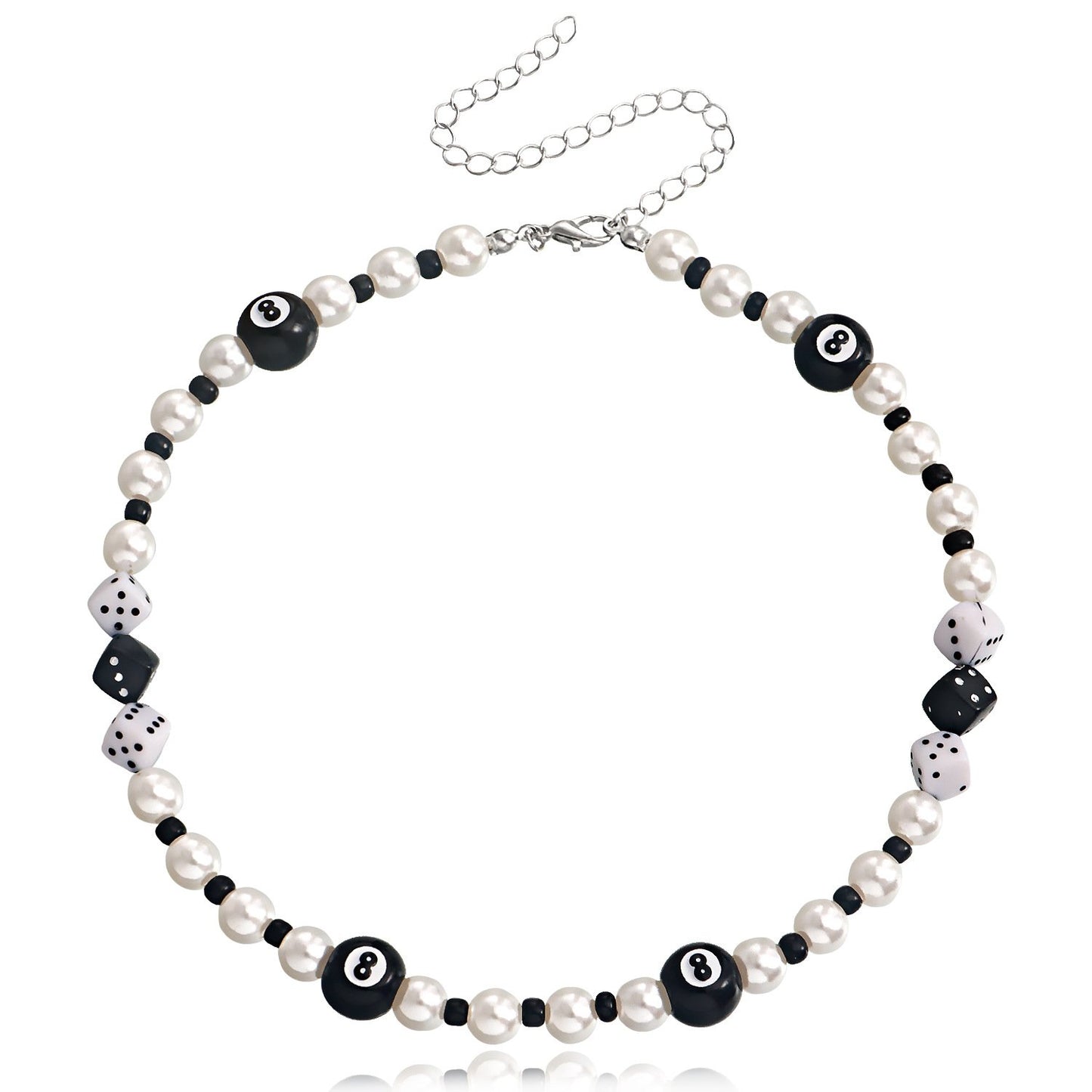 Fashionable Pearl Necklace Retro Niche Design Personality Ladies Sweater Chain