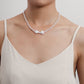 Jewelry Versatile Imitation Baroque Love Pearl Necklace Female Ins Beaded Necklace Niche Design