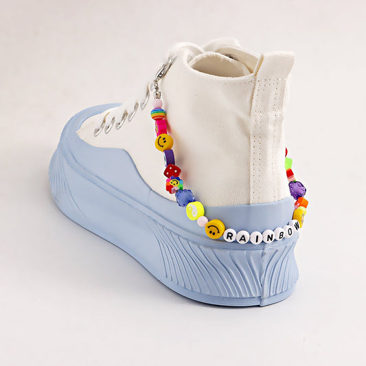 Jewelry ins smiley summer shoes with female letters anklet accessories