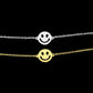 New Year's Explosion Good Mood Fashion Smile Emoji Smiley Face Bracelet Couple Bracelet Necklace Set