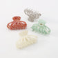 F4348 Elegant Lazy Fashion Clip Contrast Color Texture Geometric Pop Street Shoot Lady Shark Hair Clip