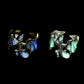 Hip Hop Pterodactyl Luminous Wings Open Ring Halloween Street Metal Ornaments