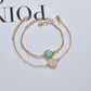 Accessories Green Acrylic Accessory Bracelet Fashion Alloy Bracelet