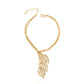 Jewelry Gold Wire Mesh Alloy Bracelet Hollow Leaf Bracelet