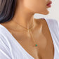 Jewelry single-layer luminous stone pendant necklace female simple cross thin chain Y-shaped tassel necklace
