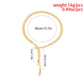 Jewelry Metal Texture CD Necklace Female Retro Trend Snake Bone Chain Geometric Clavicle Necklace
