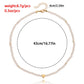 Jewelry ins color crystal love necklace necklace simple women's hip-hop heart-shaped necklace hot girl