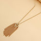 Jewelry ins sparkling diamond-studded hollow love heart long tassel love sweater chain necklace female