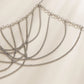 Jewelry sexy metal chain chest chain bikini chest chain female simple hollow cross body chain