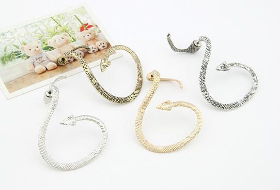 Retro exaggerated snake-shaped winding ear clip non-mainstream unilateral fashion ear hanging jewelry stall