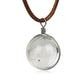 Time gem transparent crystal ball herbarium necklace dandelion dried flower pendant clavicle chain