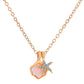 Ins starfish shell necklace female fashion temperament niche diamond star clavicle chain net red sweater chain tide
