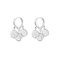 Fashion light luxury round bead opal earrings with the same style of lily of the valley tassel earrings ins smart temperament earrings