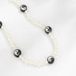 Fashion Retro Trend Tai Chi Clavicle Necklace Female Simple Personality Imitation Pearl Clavicle Necklace