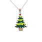 Jewelry Fashion Creative Snowman Christmas Tree Necklace Socks Fawn Pendant Christmas Necklace