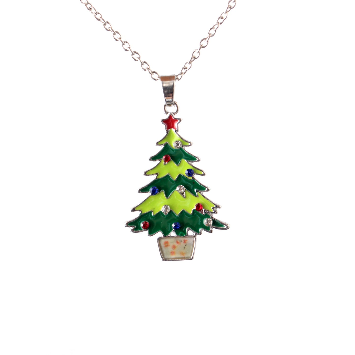 Jewelry Fashion Creative Snowman Christmas Tree Necklace Socks Fawn Pendant Christmas Necklace